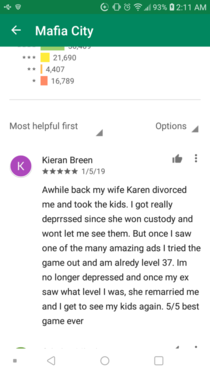 Funniest review on Google Play