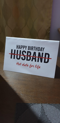 Funny birthday card