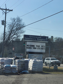 funny sign in my town