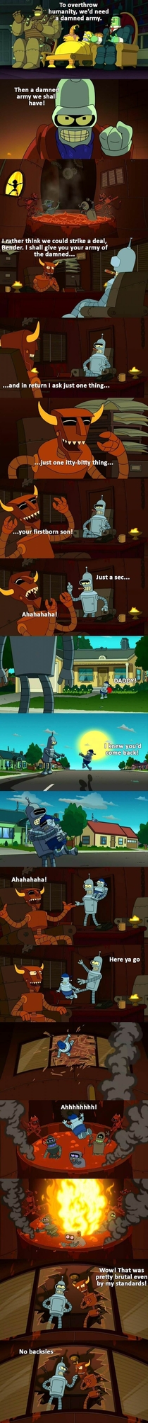 Futurama never held back on dark jokes