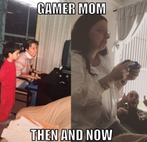 Gamer Mom Then vs Now