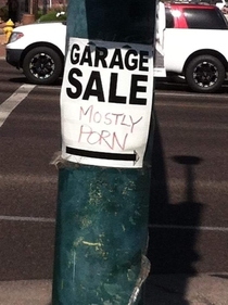 Garage sale in sunny Arizona today