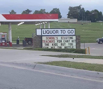 Gas Station in my town knows whats up
