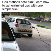 Gas Stations hate him