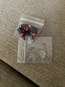 Gave my husband a dime bag and a little coke