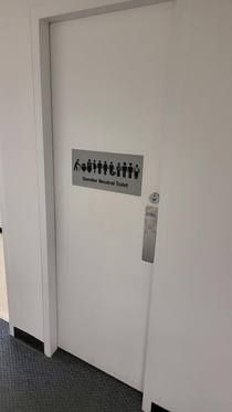 Gender Neutral Toilet at work
