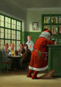 Gerhard Glck doubts there will be any gifts for this Christmas as Santa has passed out at the inn 