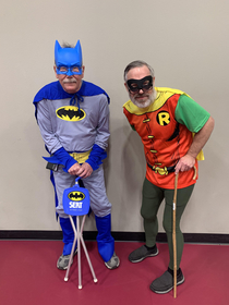 Geriatric Batman and Robin