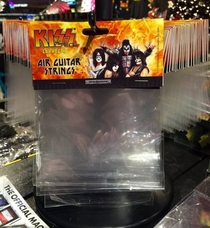 Get them now before theyre gone KISS Air Guitar Strings