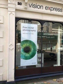 Getting an eye test can be a real pain in the ass