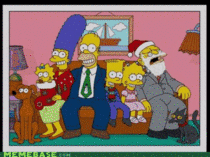 Gif version of Simpsons timeline I did not make this