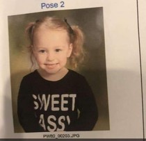 Girl I know got her daughters school photos in today