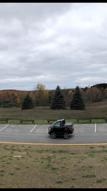 Girlfriend took a panoramic of a scenic overlook