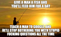 Give a man a fish