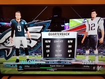 Glad Im watching madden  this evening