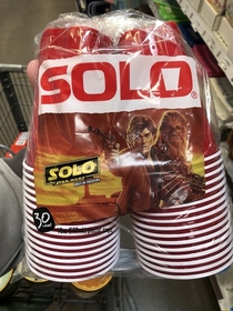 Glad to see the marketing team for Solo saw the potential for this