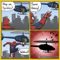 Go home Spider-Man youre drunk 