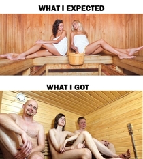 Go to a Sauna they said There will be hot Scandinavian chicks they said