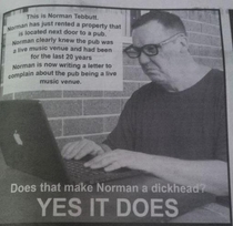 God damn it Norman