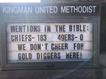 God must be a Chiefs fan