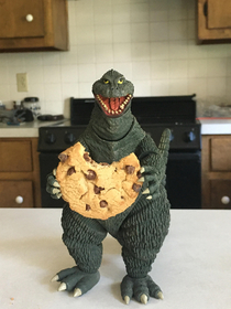Godzilla got into the cookie jar