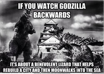 Godzilla in reverse