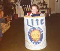 Going as a beer for Halloween - 