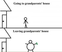 Going to grandparents house