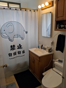 Going to save my shower curtain for my sons bathroom when he gets older