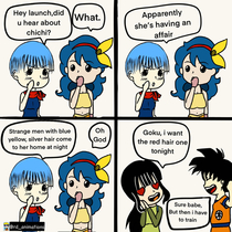 Goku and chichi are into some weird shit