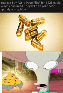 Golden turds