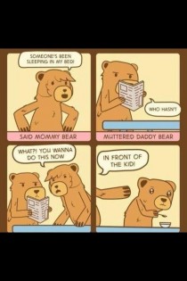 Goldilocks and the three bears family crisis