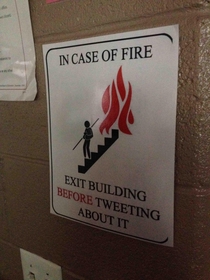 Good Advice Fire Poster