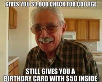 Good Guy Grandpa This happened to a friend When asked how to pay him back all he said was Just keep making me proud
