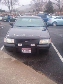 Good Guy in a old cop car