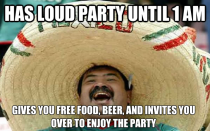 Good guy Mexican neighbor