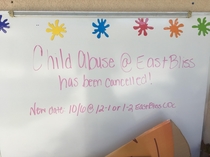 Good news out of my sons pre-k