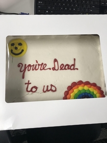 Goodbye Cake for Our Coworker