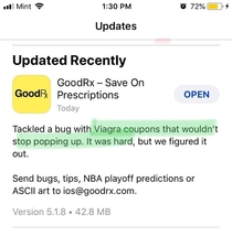 GoodRx fixed its pop-up issue it was hard
