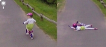 Google street view Always at the right place at the wrong time