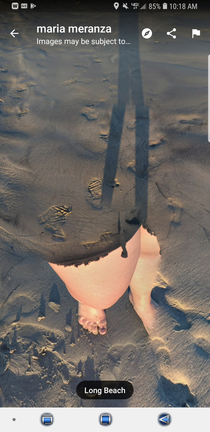 Google Street view from Junipero Beach CA