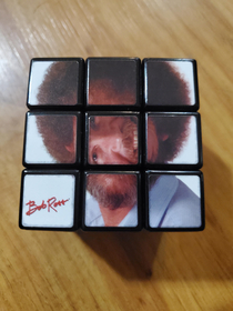 Got a Bob Ross Rubiks cube for Christmas thought I had it figured out until