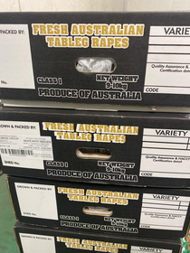 Got a new product in at work today Im all for supporting Aussie growers but this is a hard no for me