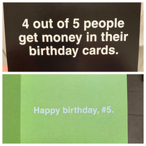 Got my boss a birthday card