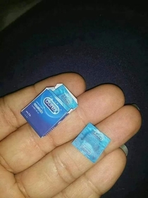 Got my durex A bit too tight