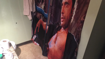 Got my wife a Mothers Day gift Jurassic park Jeff goldbloom shower curtain What the f Was her reaction