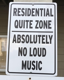 Got quite the nice sign put up in our complex