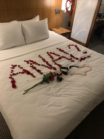 Got this idea from Reddit for my valentines date Lets just say I didnt get laid