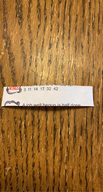 Got this ironic fortune in my fortune cookie