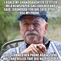 Granddad Vs Granddaughter